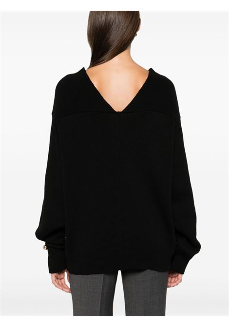 Black V-neck sweater Philosophy - women PHILOSOPHY DI LORENZO SERAFINI | 090871020555